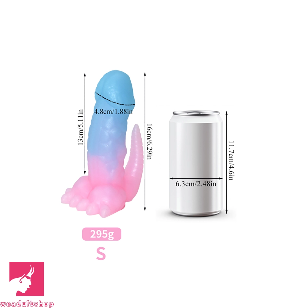 6.29in 8.46in Dinosaur Claw Luminous Dildo For Women Men Sex Prostate