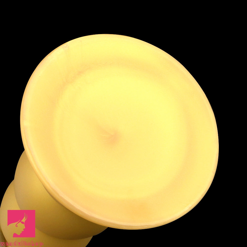 7.08in 9.05in 10.62in Silicone Soft Five-Bead Pull-Bead Butt Plug Cock Dildo