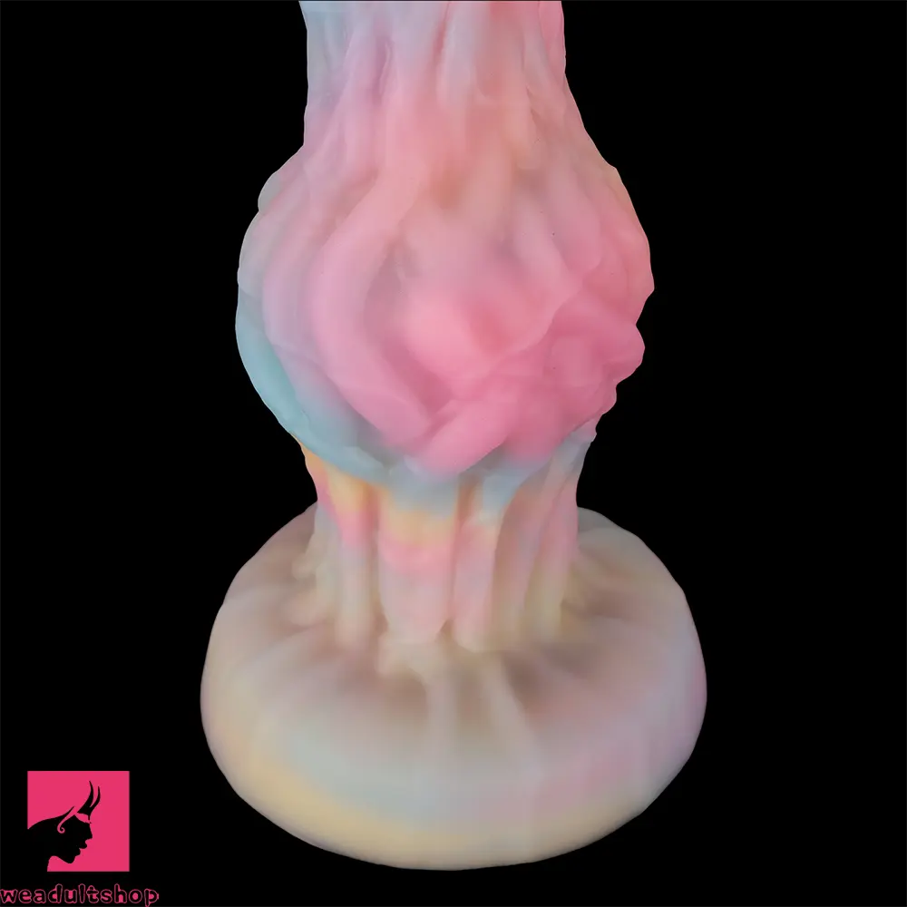 17.32in 21.25in 25.19in Luminous Pull Beads Silicone Dildo Butt Plug Rare Cock