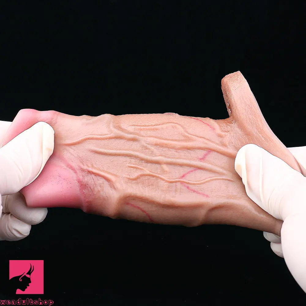 3.93in Realistic Penis Cock Dildo Small Sleeve Extender For Big Penis Toy