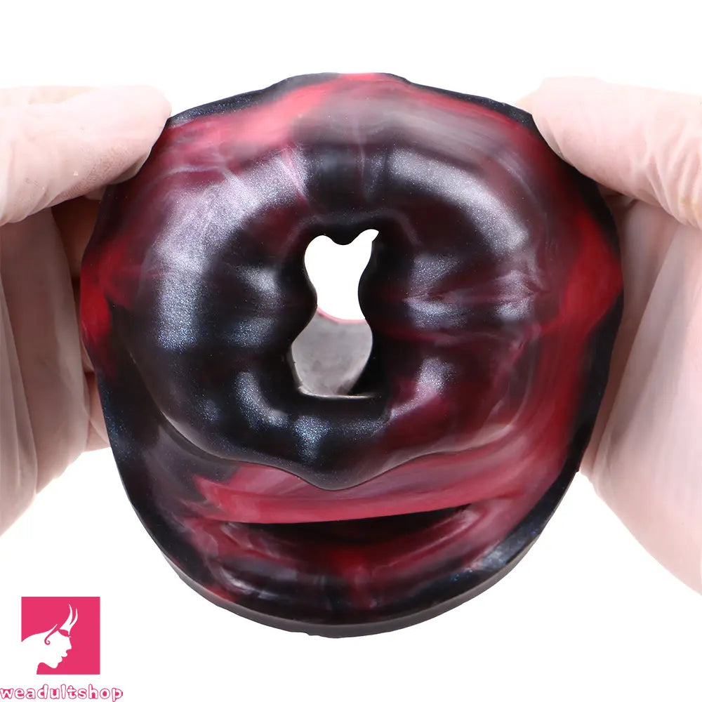 5.82in Weird Floppy Hollow Dildo Built-in keel Vibration Remote Penis Sleeve