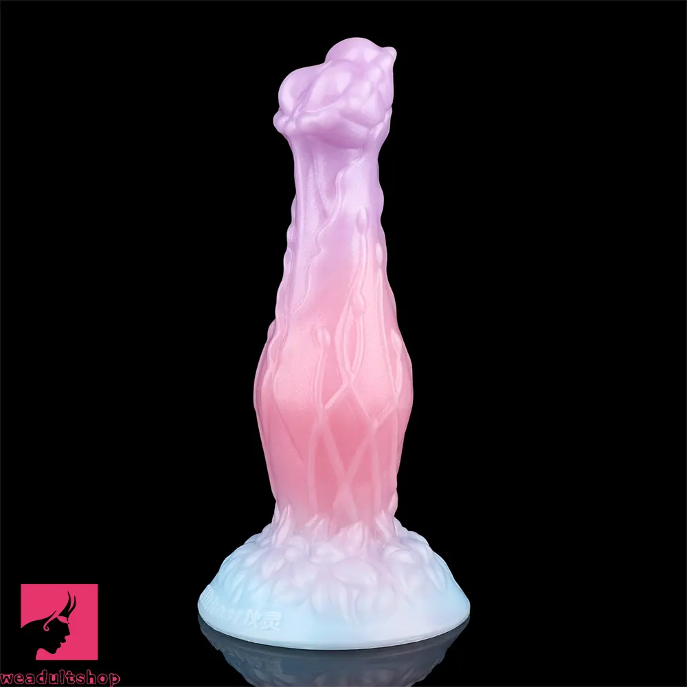 8.3in Inflatable Silicone Soft Fantasy Dildo Adult Toy For Gay Men Cock