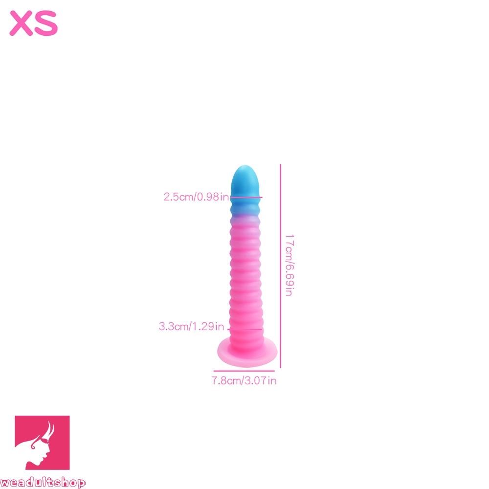 6.69in 9.05in 11in 13.1in Big Silicone Luminous Butt Plug Dildo For Prostate