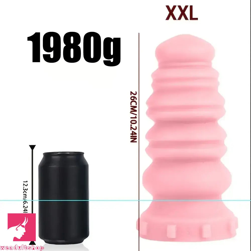 6.69in 7.87in 8.46in 9.25in 10.24in Soft Silicone Odd Big Macaron Thick Dildo