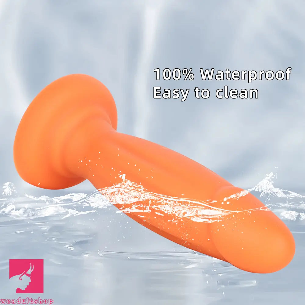 8.85in Eggless Female Masturbator Silicone Soft Dildo For Women Couples