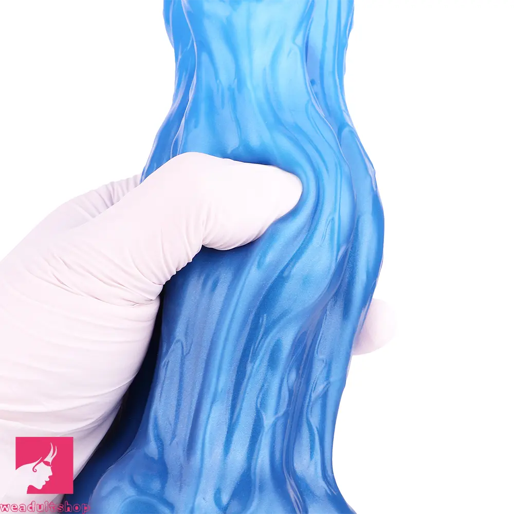 10.15in Double Layer Three Heads Silicone Knot Dildo For Women Pleasure