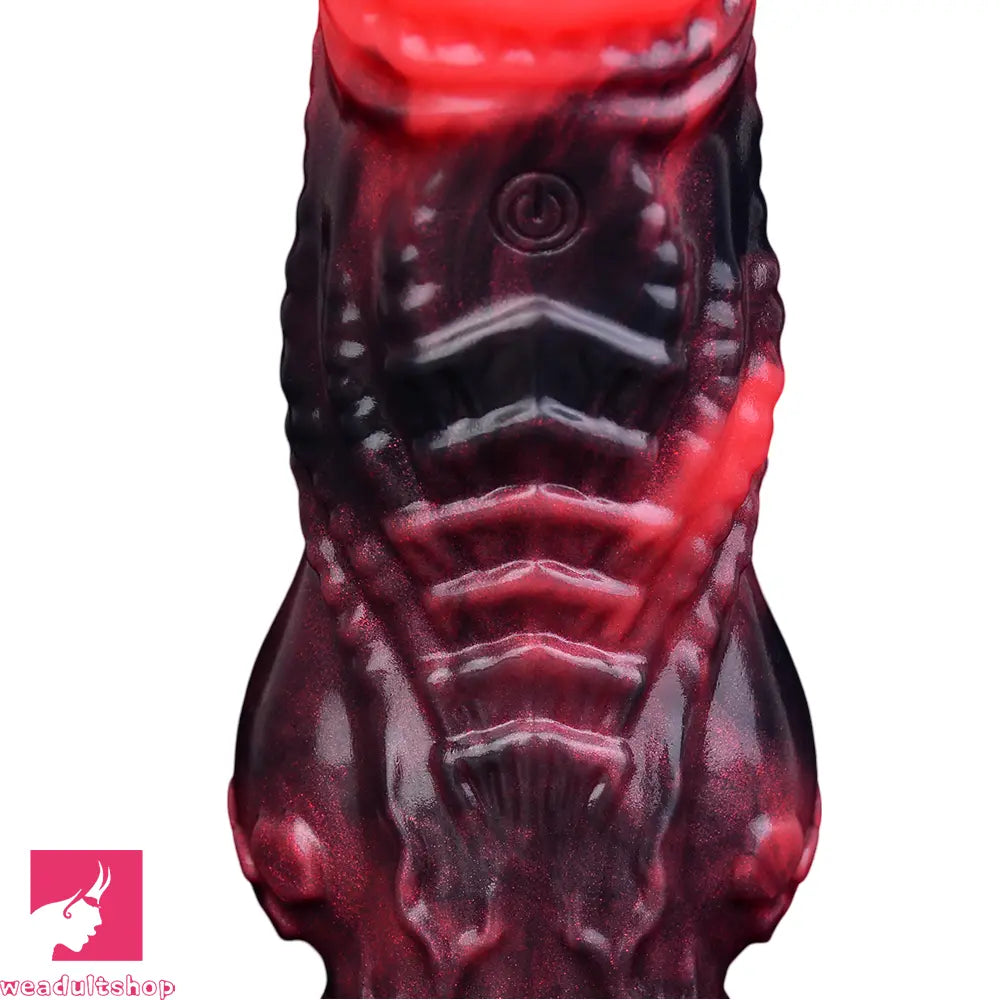 5.98in Silicone Dog Cock Hollow Sleeve Knot Dildo With Cock Ring For Clit