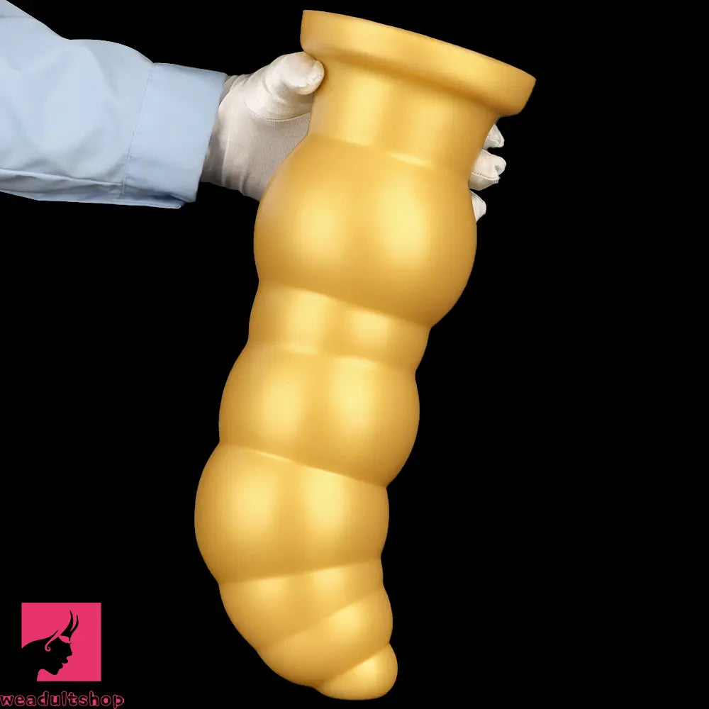 10.23in 14.56in Giant Cock Butt Plug Small Head Silicone Soft Thick Dildo