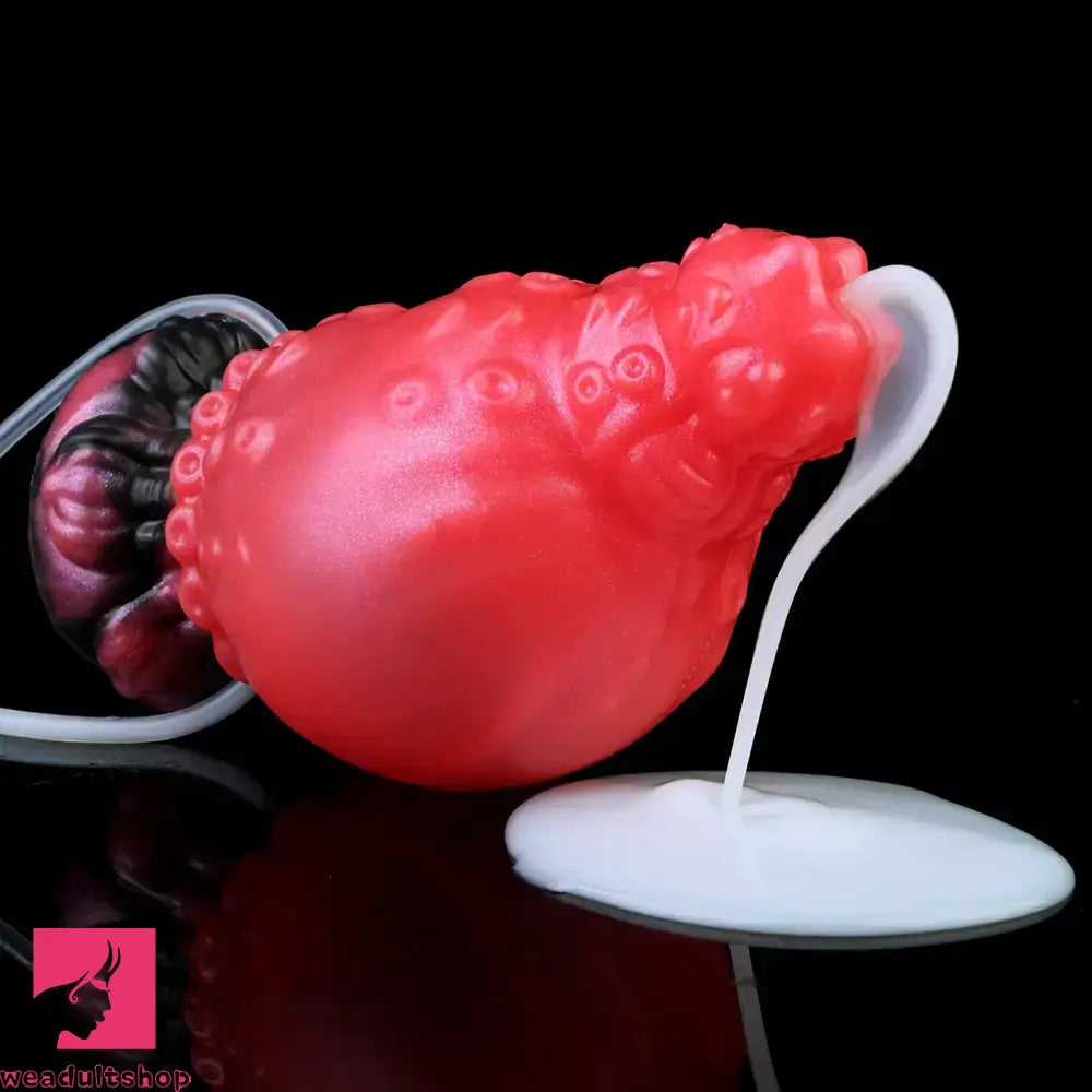 5.83in Fantasy Odd Silicone Soft Inflatable Spraying Water Dildo Butt Plug