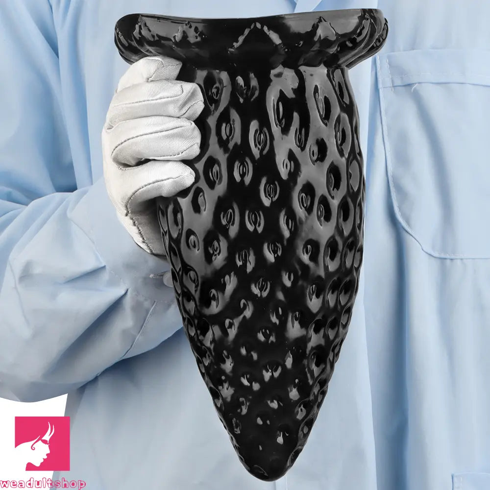 5.9in 8.07in 9.84in Super Thick Strawberry Penis Anal Plug PVC Dildo