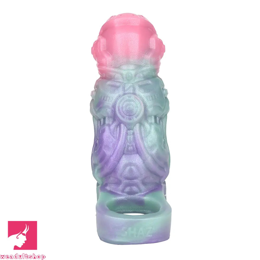 4.72in Nesting Maw SHAZ-3013 Fantasy Hollow Dildo Cock Sleeve Extension