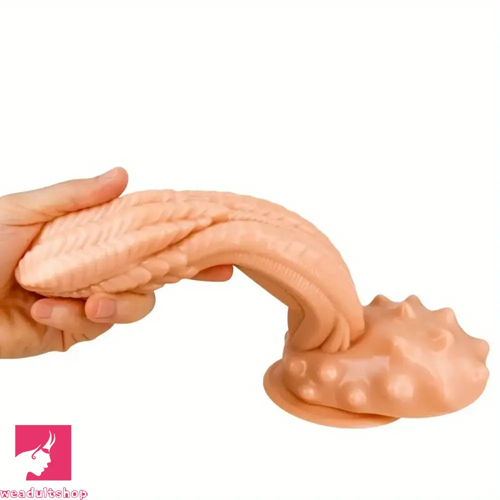 10.2in 12.4in Giant Pointed Penis Beast Animal Fantasy PVC Scales Dildo