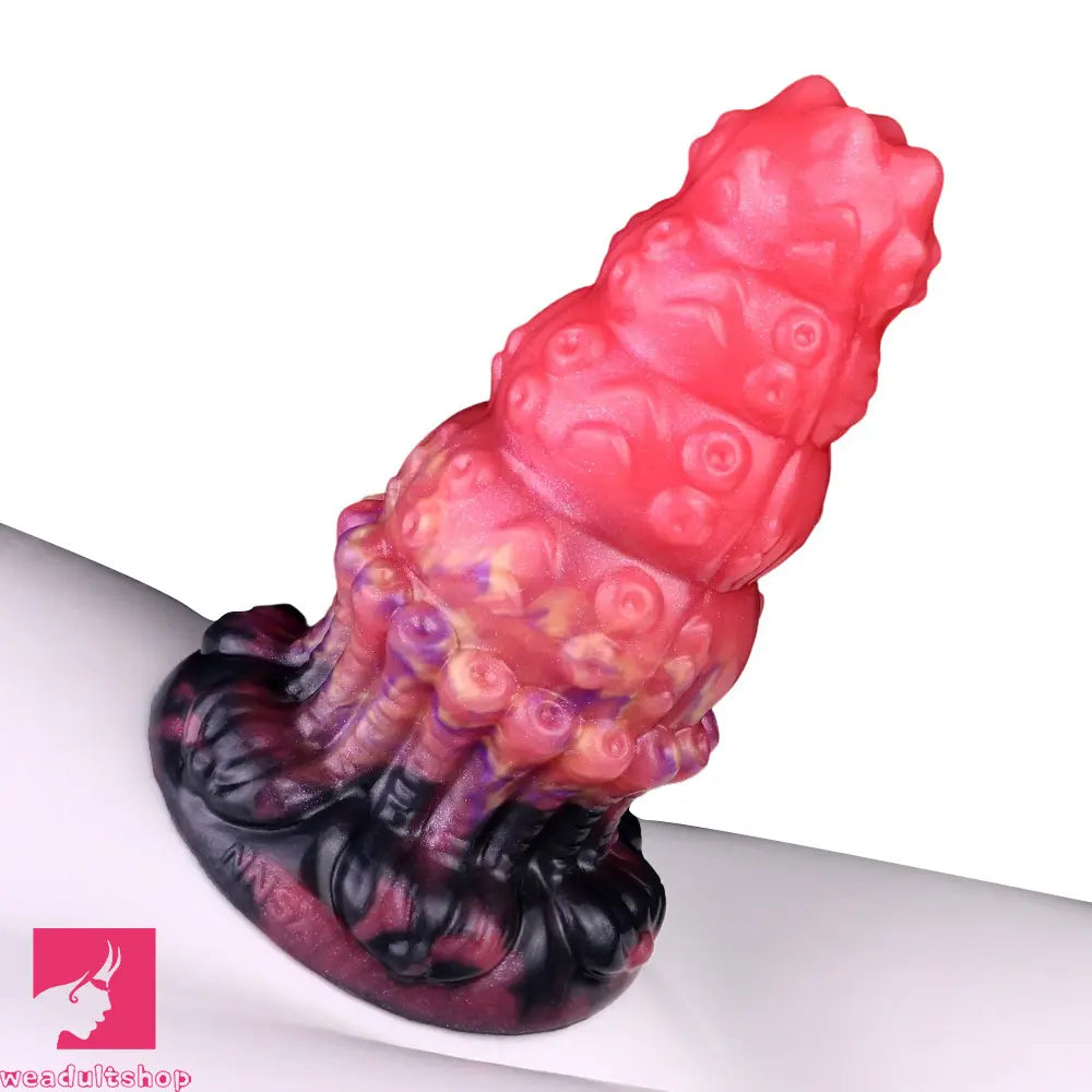 5.83in Fantasy Odd Silicone Soft Cock Dildo Hands-Free Clit Stimulator