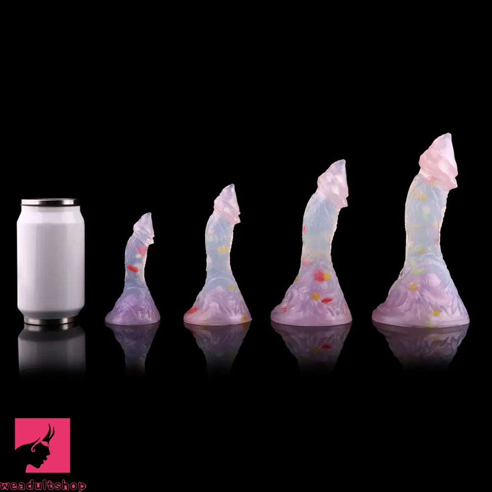 4.72in 5.9in 7.08in 8.66in Silicone Fantasy Soft Women Dildo With Key Chain