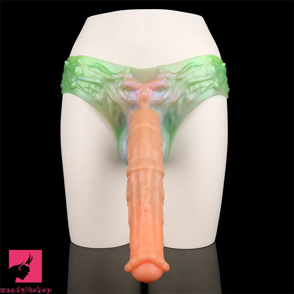 11.02in Horse Big Monster Hollow Dildo Harness Pants Strap on Dildo Cock