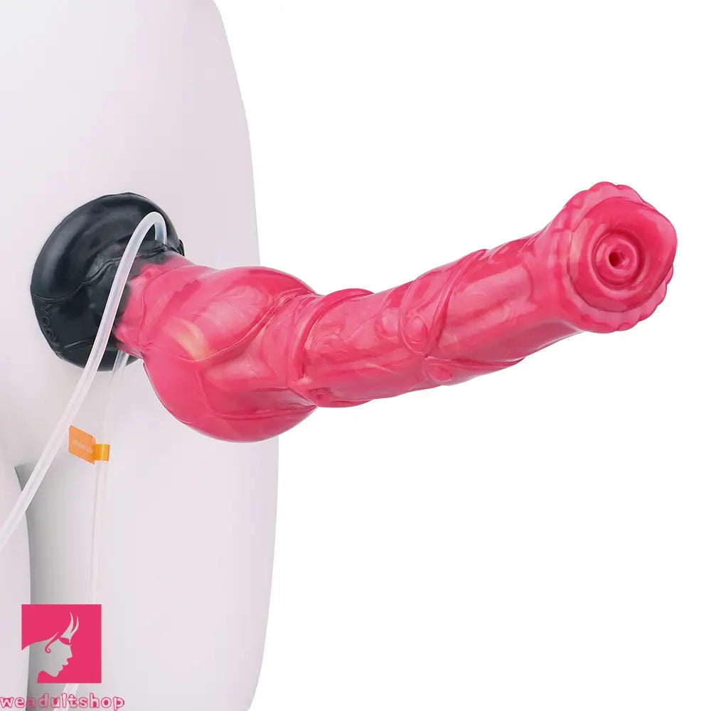 11.7in Fantasy Knotted Silicone Soft Big Ejaculating Horse Cock Dildo