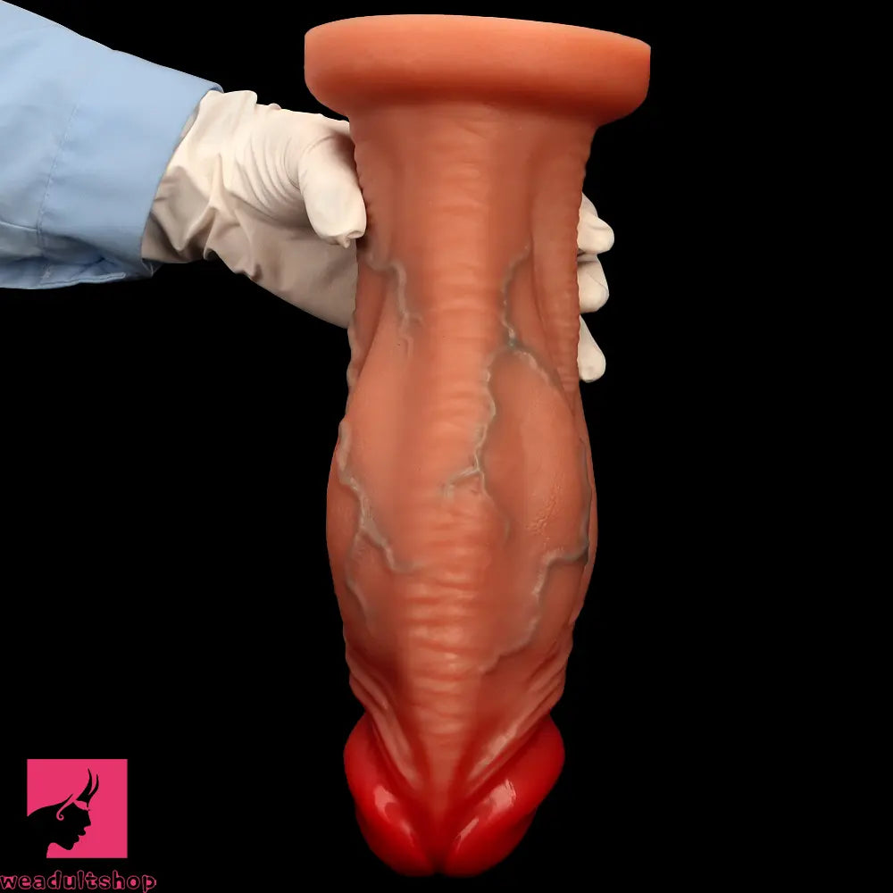 8.85in 10.23in 11.41in Extra Large Liquid Silicone Soft Lifelike Cock Dildo
