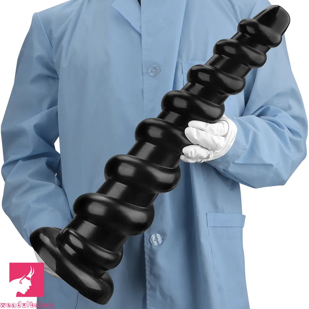 11.02in 13in 15.55in 17.32in 19.68in Super Long Huge Thread Butt Cock Dildo