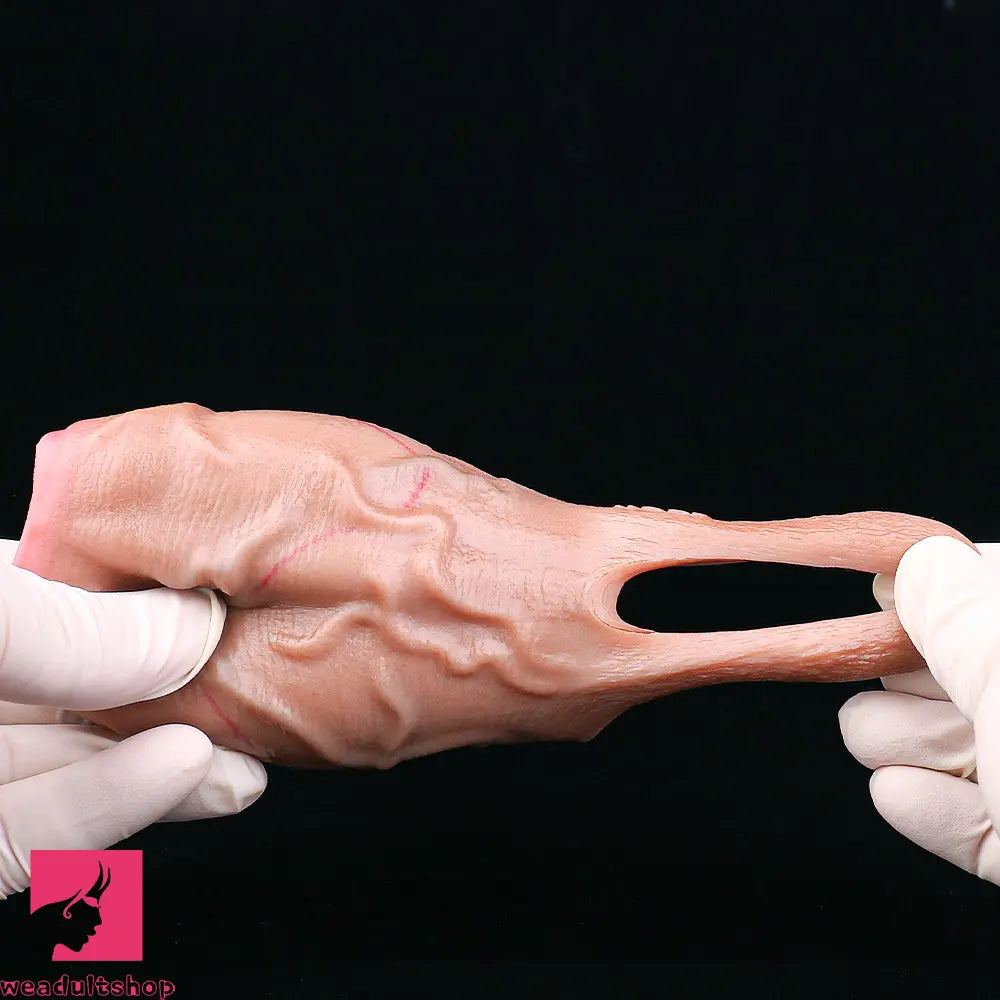 3.81in Realistic Penis Cock Dildo Sleeve Extender For Thicken Cock Toy