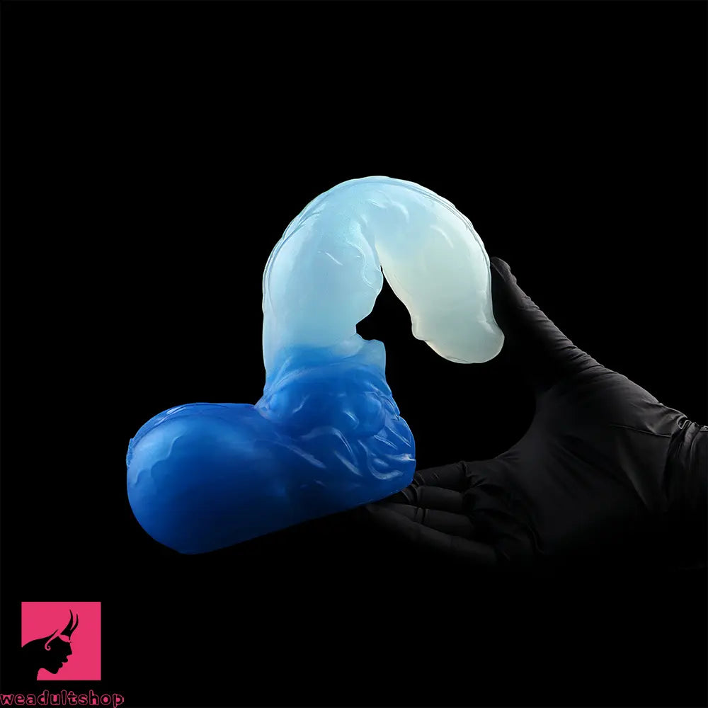 4.56in 5.9in 6.81in 8.07in Dog Knot Silicone Soft Fantasy Cock Anal Dildo