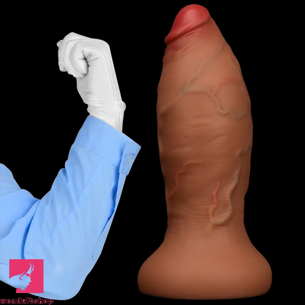 9.05in 10.23in 12.2in 13.38in 14.96in Huge Thick Long Odd Silicone Dildo