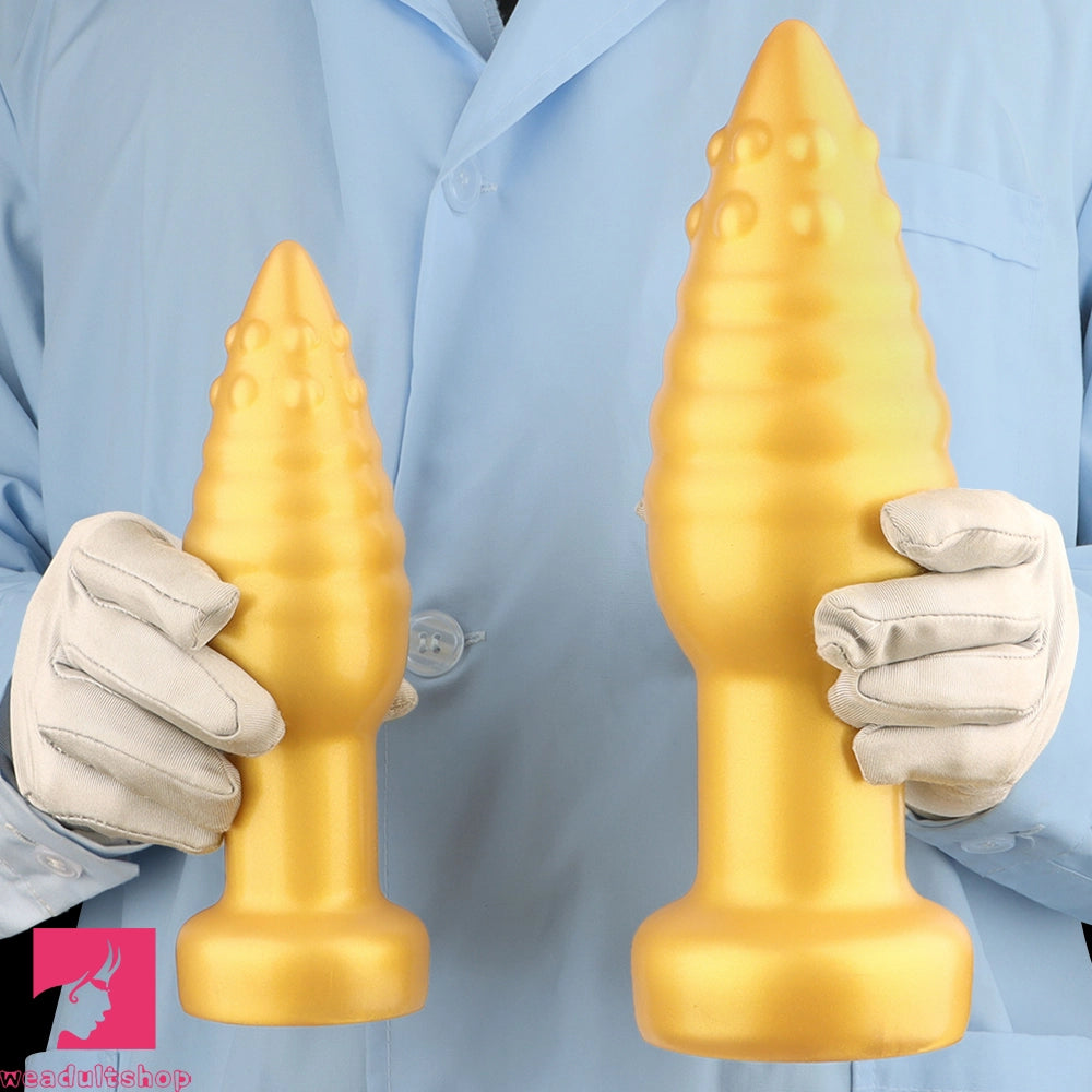 5.51in 7.87in 10.23in Extra Large Silicone Soft Spiked Pointed Cock Dildo