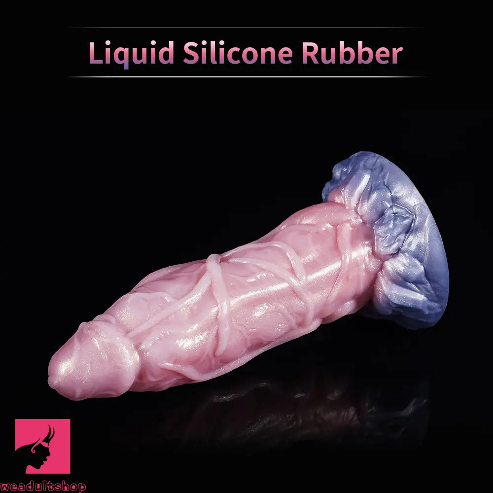 Fantasy Monster Dog Knot Female Soft Silicone Anal Plug Dildo For Prostate