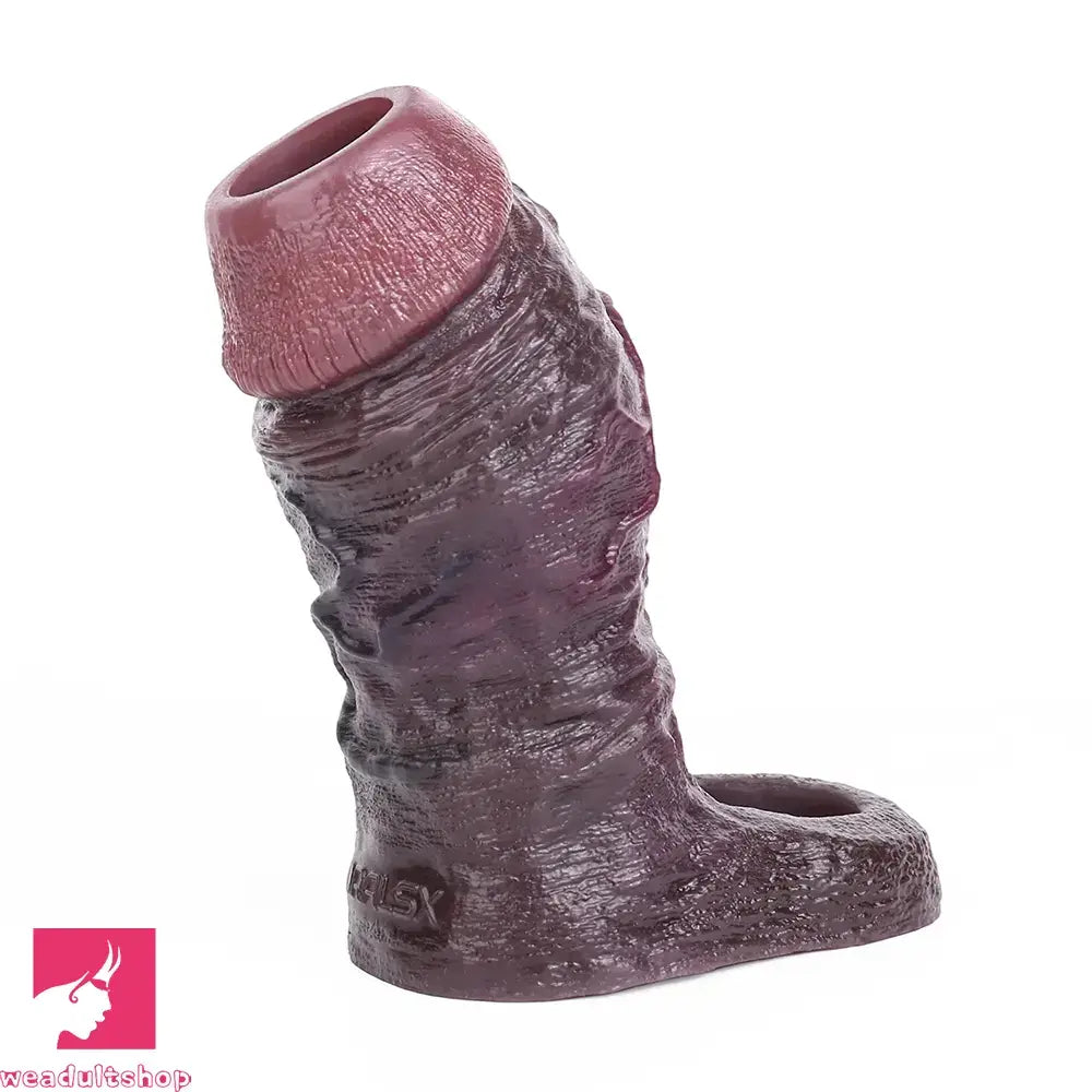 4.13in 4.96in 5.91in 6.53in Real Flexible Realistic Cock Soft Dildo Sleeve