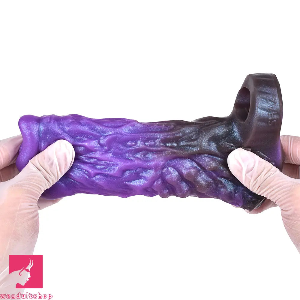 5.78in Dragon Beast Creature Fantasy Hollow Silicone Soft Dildo Sleeve
