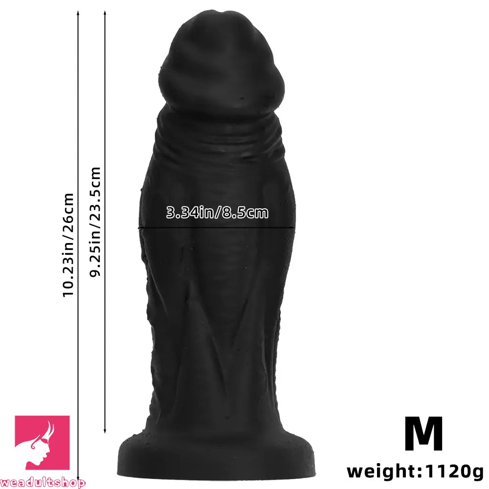 8.66in 10.23in 11.41in Extra Large Silicone Soft Anal Expansion Cock Dildo