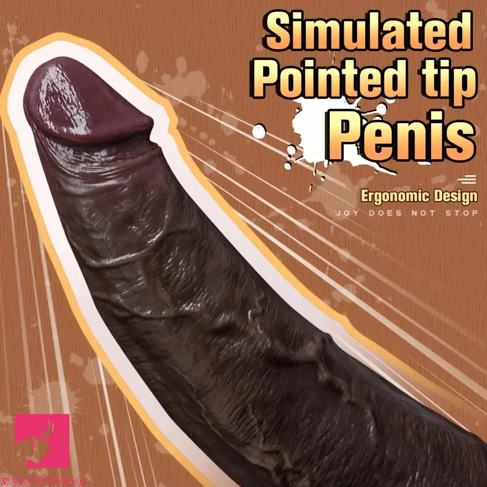 8.3in 9.4in Silicone Flexible Lifelike Thick Big Sharp Tip Design Soft Dildo