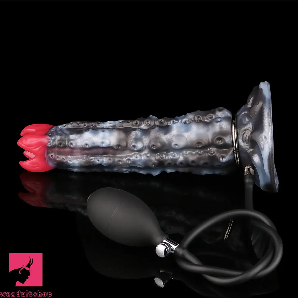 9.92in Tentacle Ovipositor Egg Laying Inflatable Dildo For Cock Masturbation