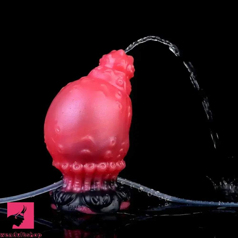 5.83in Fantasy Odd Silicone Soft Inflatable Spraying Water Dildo Butt Plug