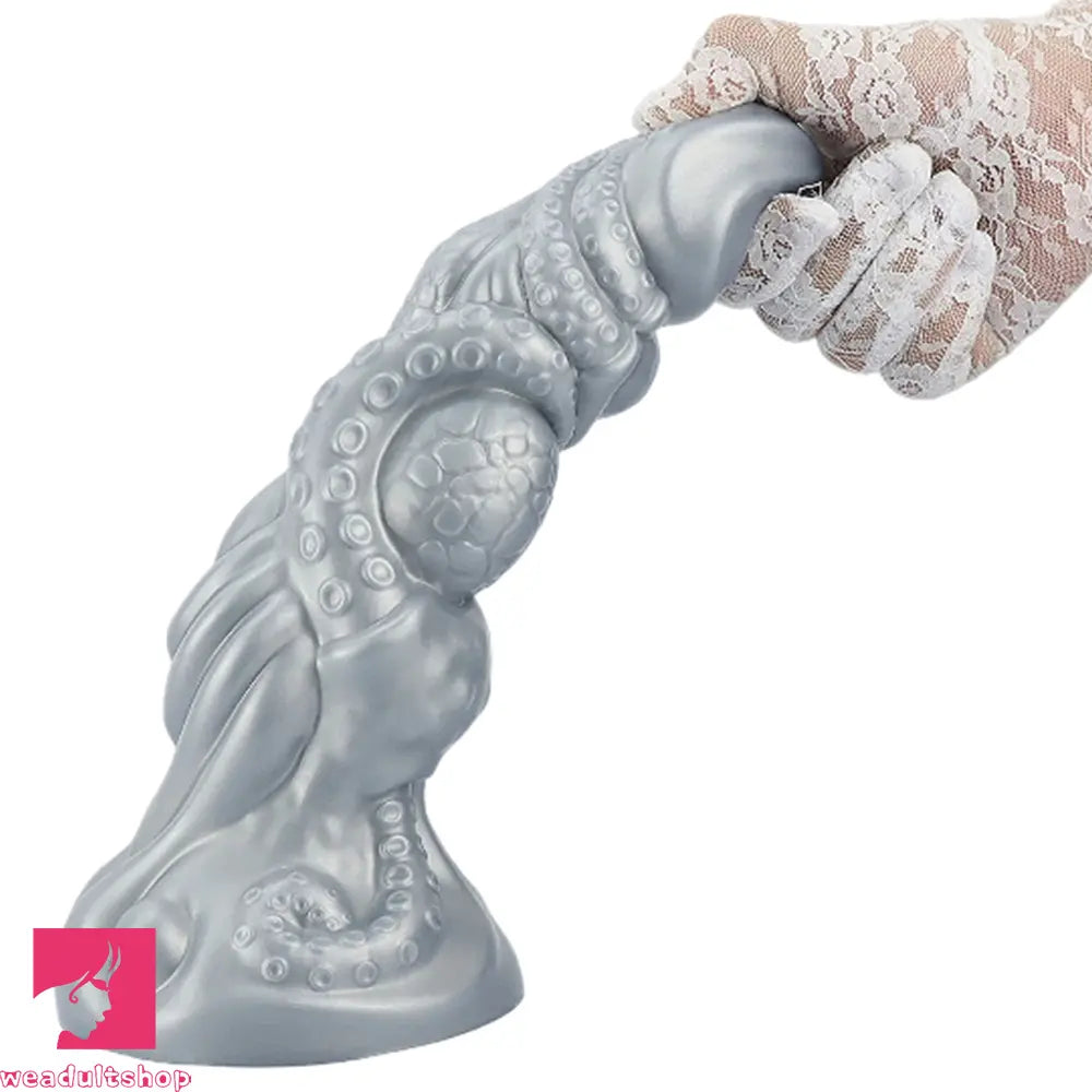 6.69in 9.05in 11.02in Dragon Tentacle Monster Silicone Butt Plug Solo Dildo