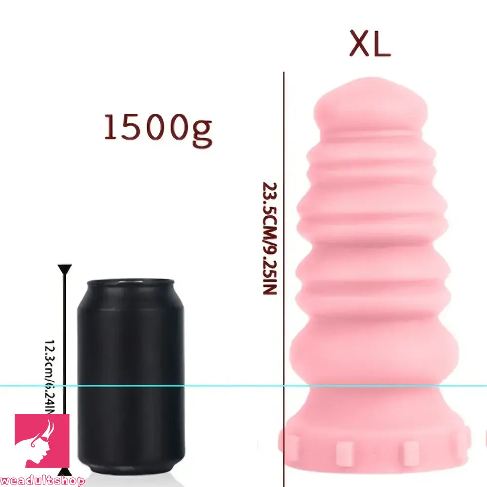 6.69in 7.87in 8.46in 9.25in 10.24in Soft Silicone Odd Big Macaron Thick Dildo