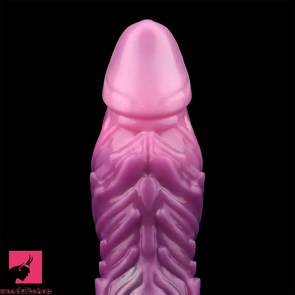 9.64in Squeezing Inflatable Alien Penis Fantasy Odd Silicone Dildo For Sex