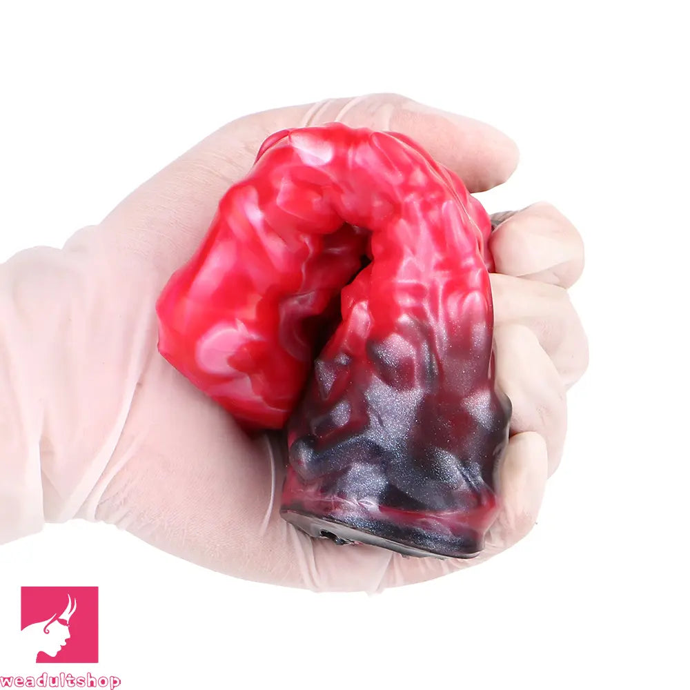 5.82in Weird Floppy Hollow Dildo Built-in keel Vibration Remote Penis Sleeve