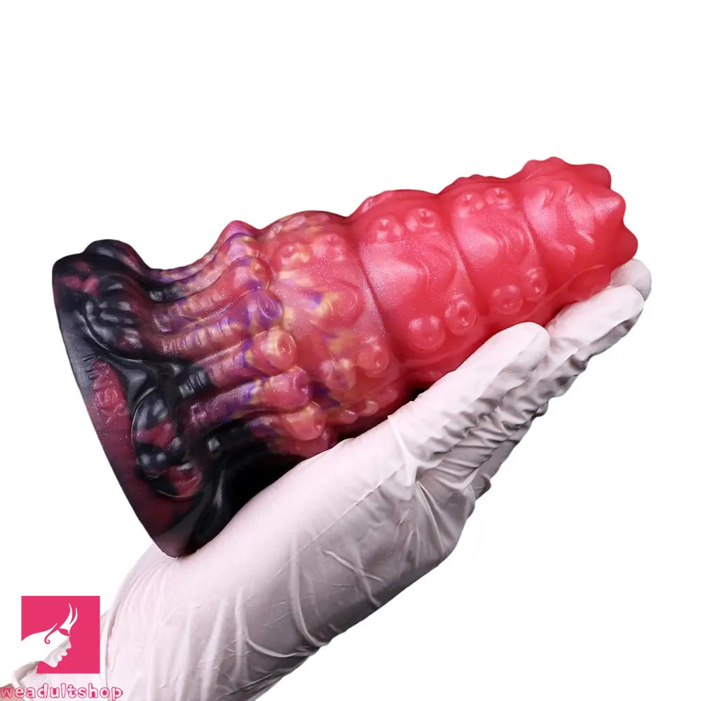 5.83in Fantasy Odd Silicone Soft Cock Dildo Hands-Free Clit Stimulator