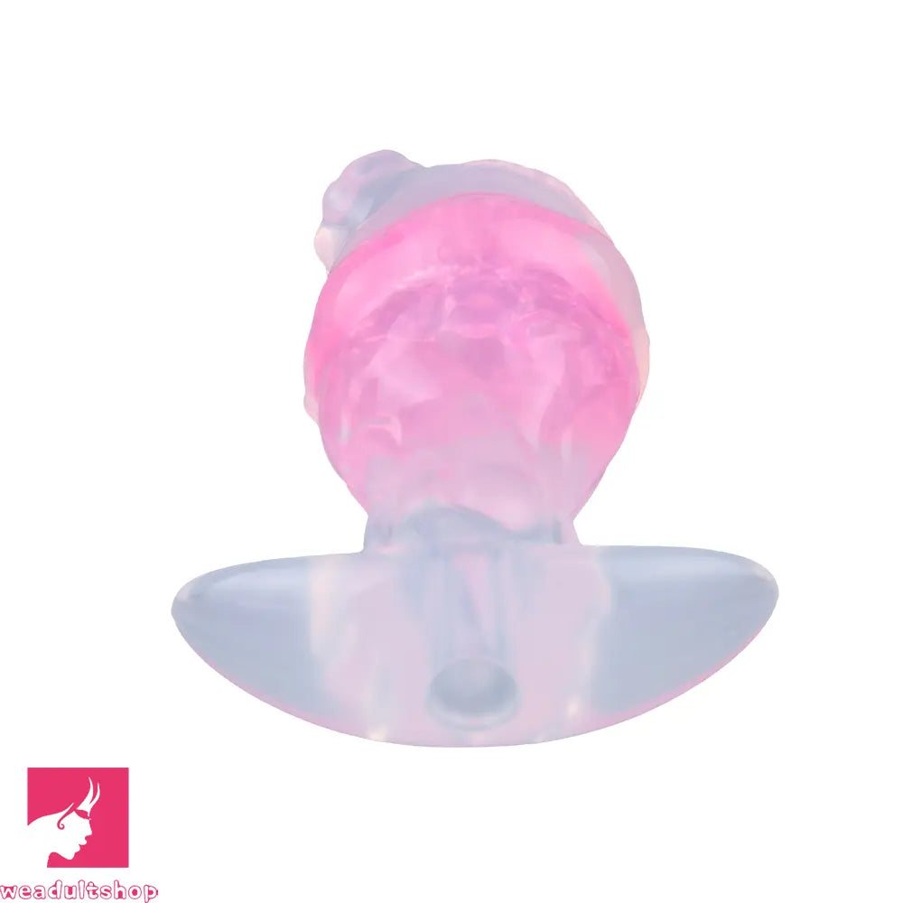 4.01in Fox Tail Wear Anchor Silicone Dildo Butt Plug For BDSM Role Sex