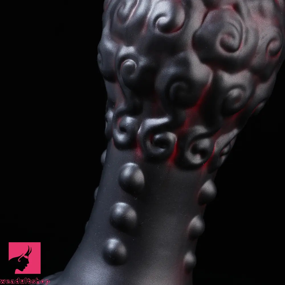 5.51in 7.08in 9.05in Spiked Silicone Round Silicone Soft Odd Dildo Anal Plug