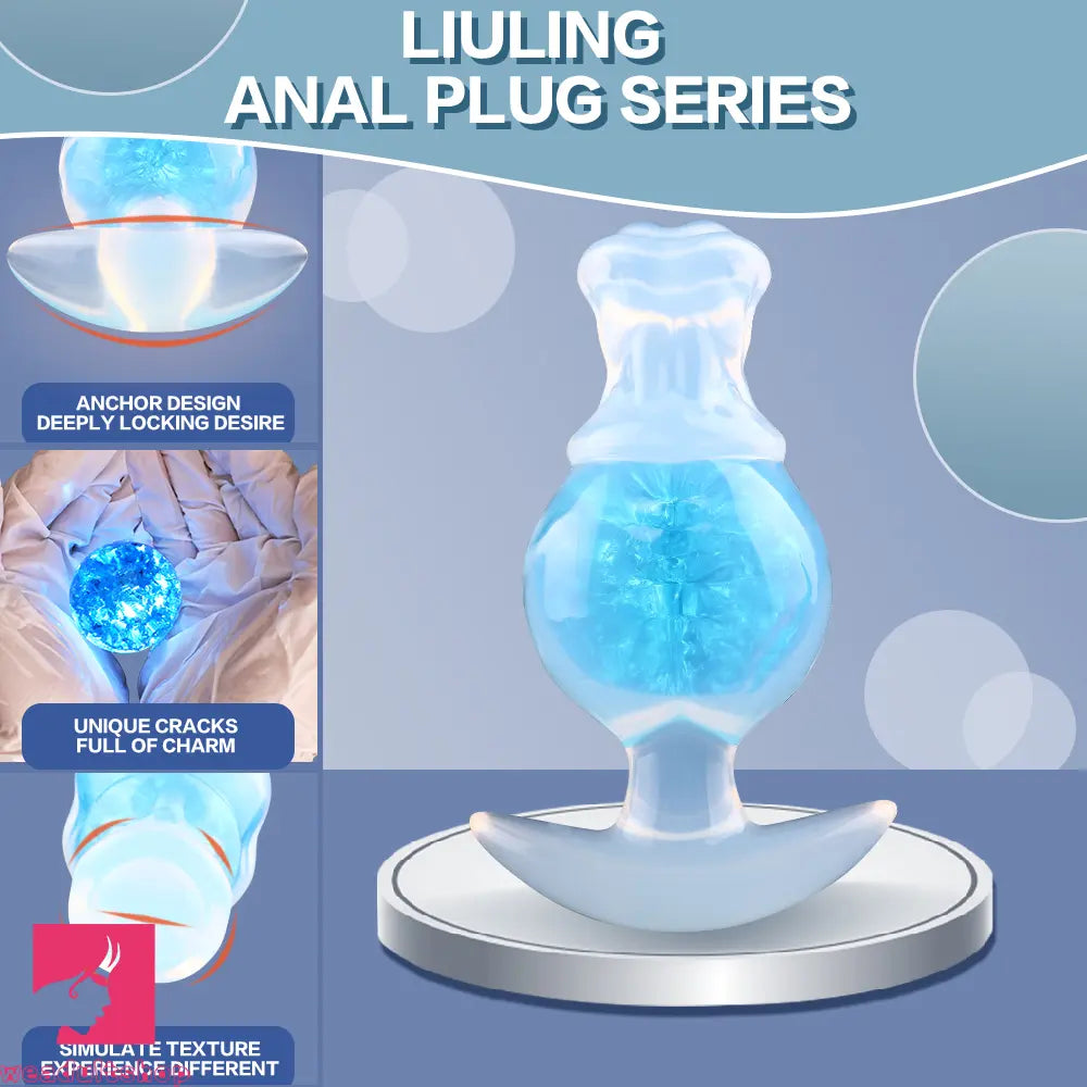 5.51in Anchor Silicone Ball Butt Plug Dildo For Masturbation Clit Expansion