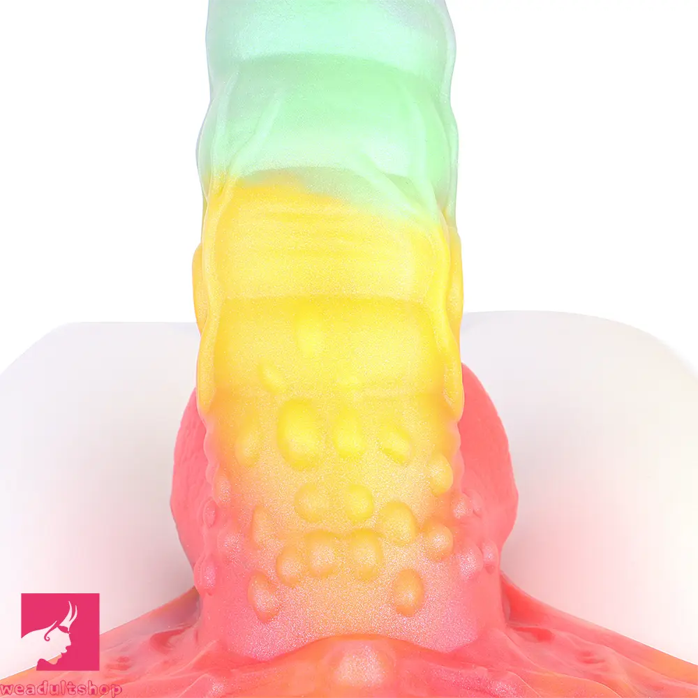 9.92in Sheath Strap on Dildo Silicone Monster Creature Cock Big Cock Dildo