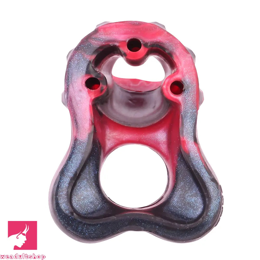 5.66in Fantasy Hollow Dildo Built-in keel Vibration Remote Penis Sleeve