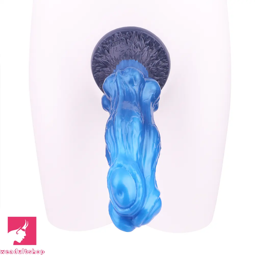 10.15in Double Layer Three Heads Silicone Knot Dildo For Women Pleasure