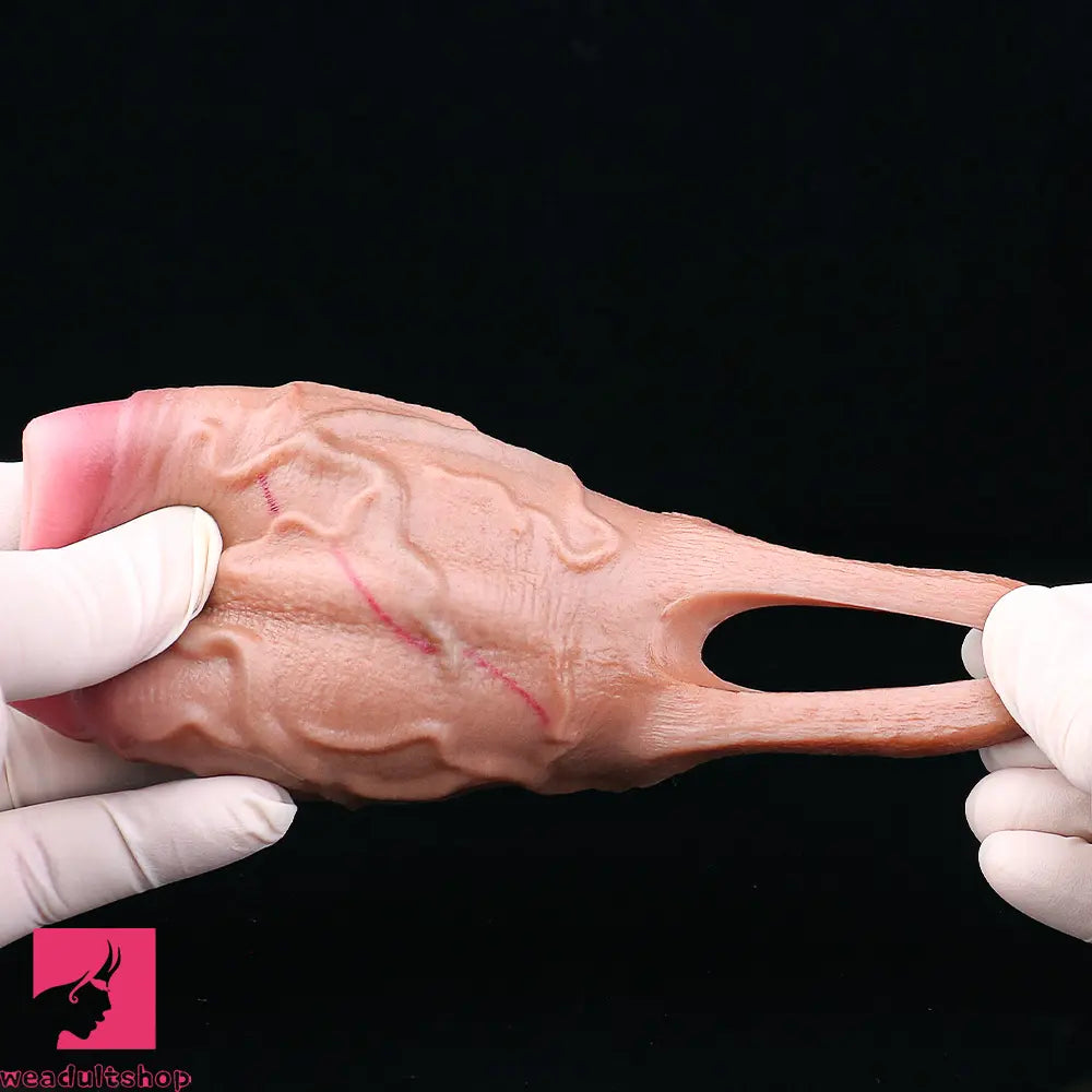 3.93in Realistic Penis Cock Dildo Small Sleeve Extender For Big Penis Toy