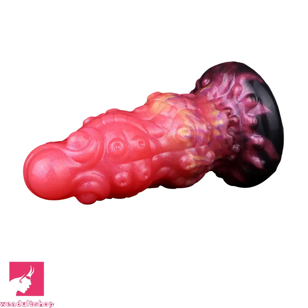 5.91in Fantasy Silicone Soft Monster Cock Dildo With Suction Cup Penis