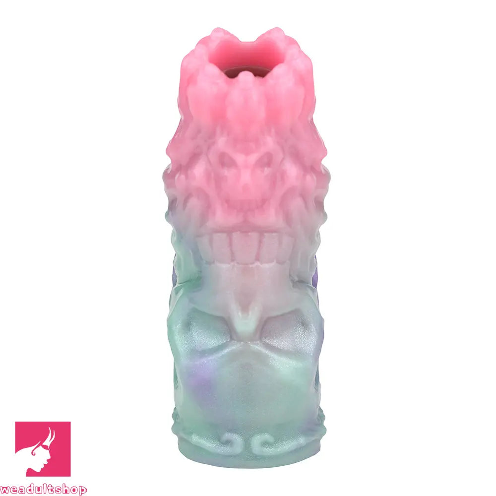 4.68in Crimson Sprout SHAZ-3015 Fantasy Hollow Dildo Sleeve Extension