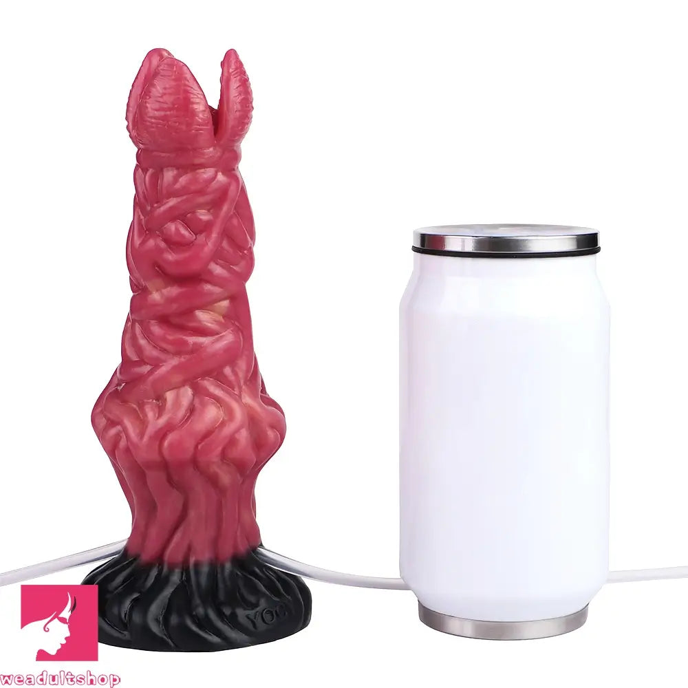 8.03in Ejaculating Inflatable Big Silicone Soft Fantasy Odd Creature Dildo