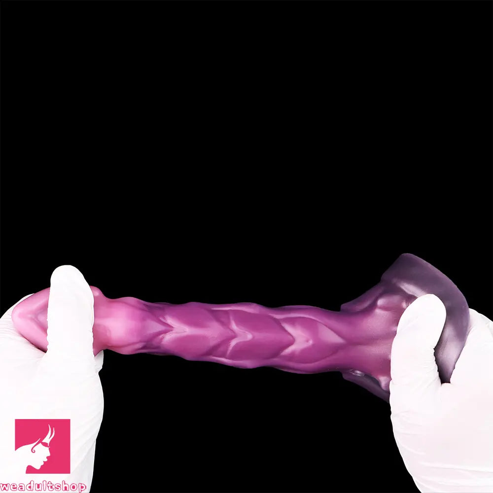 7.08in Fantasy Soft Cock Squeeze Inflatable Alien Penis Dildo For Couples