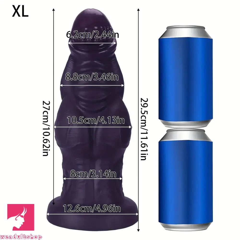 9.05in 9.44in 10.23in 11.61in 12.59in G-Spot Tentacle Knot Fantasy Soft Dildo